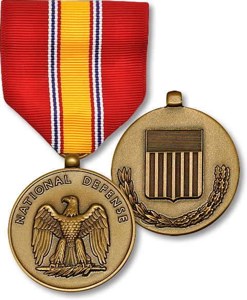 THE NATIONAL DEFENSE SERVICE MEDAL